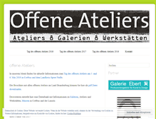 Tablet Screenshot of offeneateliers.com